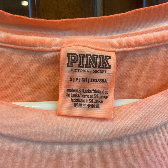 COPY - Coral VS PINK Cropped Tee - Picture 2 of 3